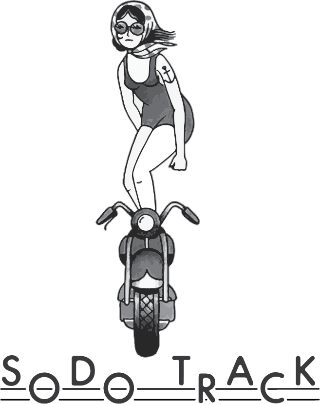 SODO Track Cycle Chick Logo