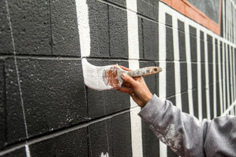 © Ellen Picken, <em>Stratigraphic</em> (in progress), 2017. SODO Track, Seattle. Photo by @wiseknave. © Ellen Picken, Stratigraphic (in progress), 2017. SODO Track, Seattle. Photo by @wiseknave.