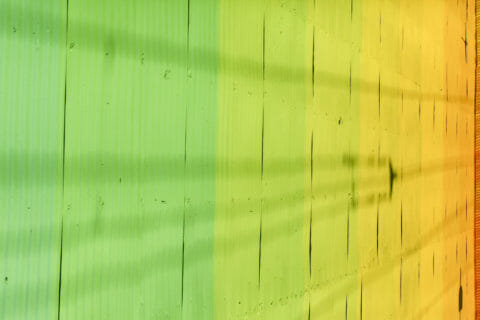 © Christopher Derek Bruno, <em>Exterior Intervention 1: angle of incidence</em> (detail), 2017. SODO Track, Seattle. Photo by @wiseknave. © Christopher Derek Bruno, Exterior Intervention 1: angle of incidence (detail), 2017. SODO Track, Seattle. Photo by @wiseknave.