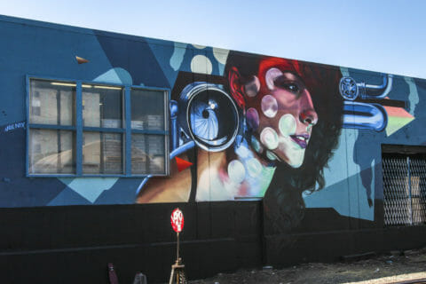 © Joe Nix, <em>Looking Forward, 2017</em>. SODO Track, Seattle. Photo by @wiseknave. © Joe Nix, Looking Forward, 2017. SODO Track, Seattle. Photo by @wiseknave.