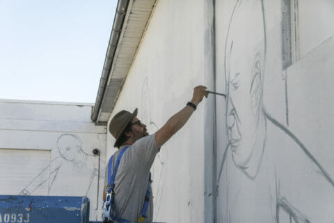 © Troy Lovegates, <em>Untitled</em> (in progress), 2017. SODO Track, Seattle. Photo by @wiseknave. © Troy Lovegates, Untitled (in progress), 2017. SODO Track, Seattle. Photo by @wiseknave.