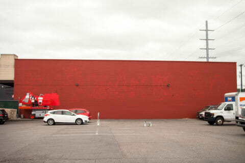 © Yok & Sheryo, <em>Seattle Commuters</em> (in progress), 2018. SODO Track, Seattle. Photo by @wiseknave. © Yok & Sheryo, Seattle Commuters (in progress), 2018. SODO Track, Seattle. Photo by @wiseknave.