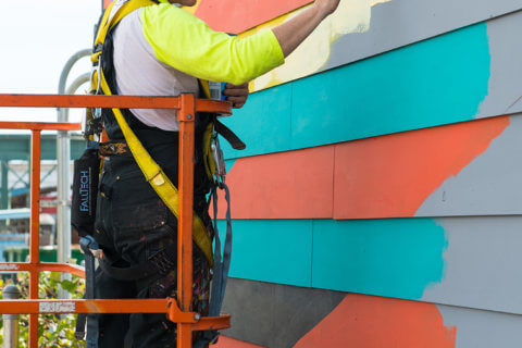 © Kristen Ramirez, <em>Human Frailty</em> (in progress), 2018. SODO Track, Seattle. Photo by @akoorisphoto. © Kristen Ramirez, Human Frailty (in progress), 2018. SODO Track, Seattle. Photo by @akoorisphoto.