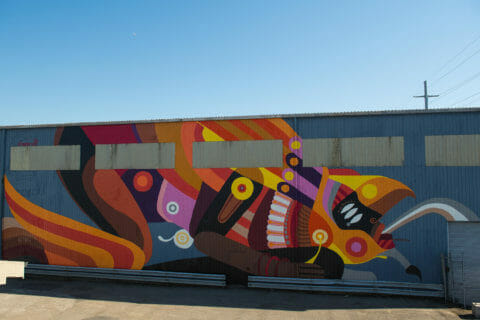 © Fernando Chamarelli, <em>Controlling the Wind</em>, 2018. SODO Track, Seattle. Photo by @akoorisphoto. © Fernando Chamarelli, Controlling the Wind, 2018. SODO Track, Seattle. Photo by @akoorisphoto.