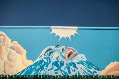 © Celeste Byers, <em>Above the Clouds</em>, 2018. SODO Track, Seattle. Photo by @wiseknave. © Celeste Byers, Above the Clouds, 2018. SODO Track, Seattle. Photo by @wiseknave.